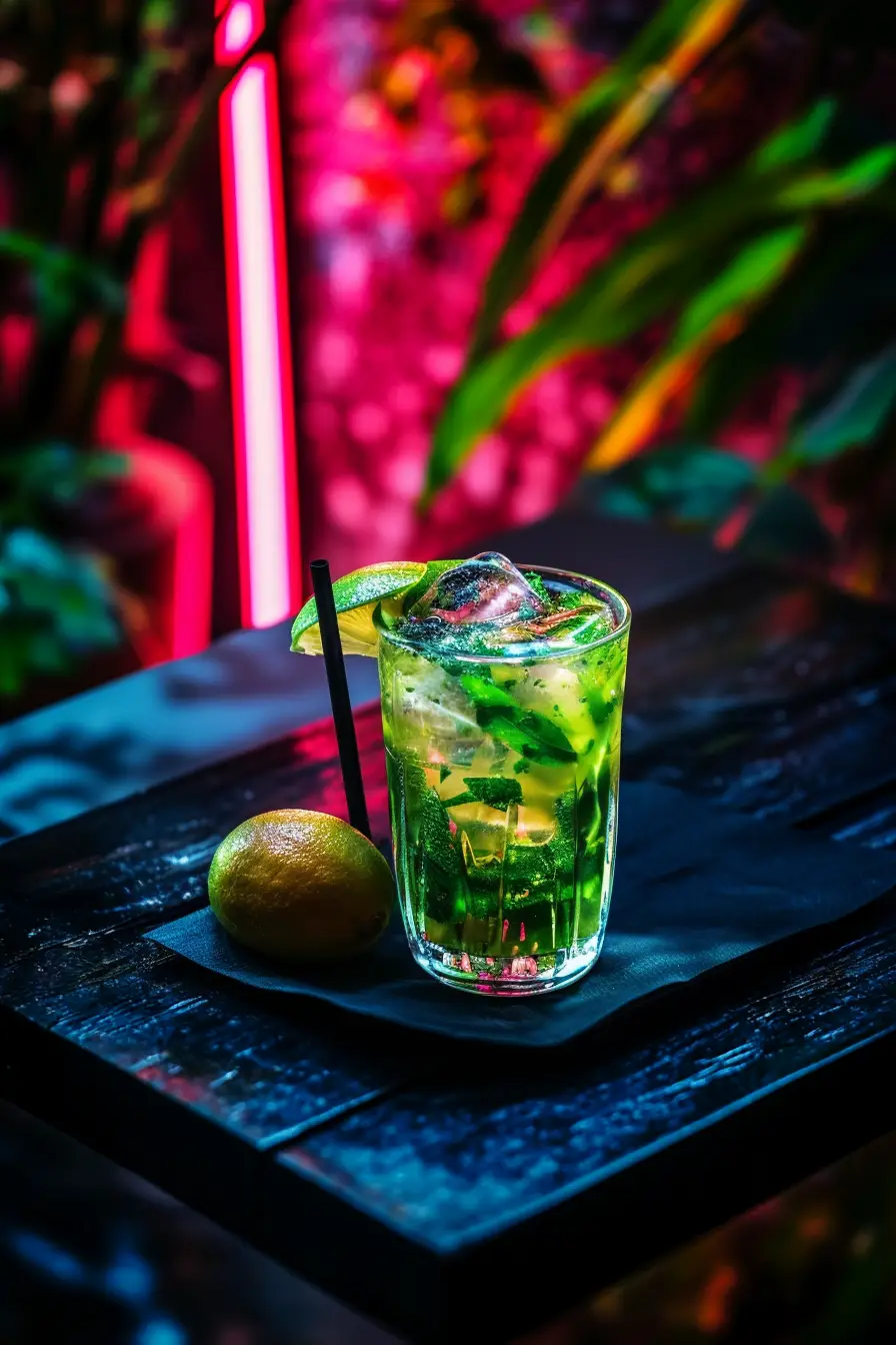 vivicidal_A_Beautifully_crafted_Mojito_with_lime_on_an_black__db030cee-354a-40ed-b718-67ee1481d268_2
