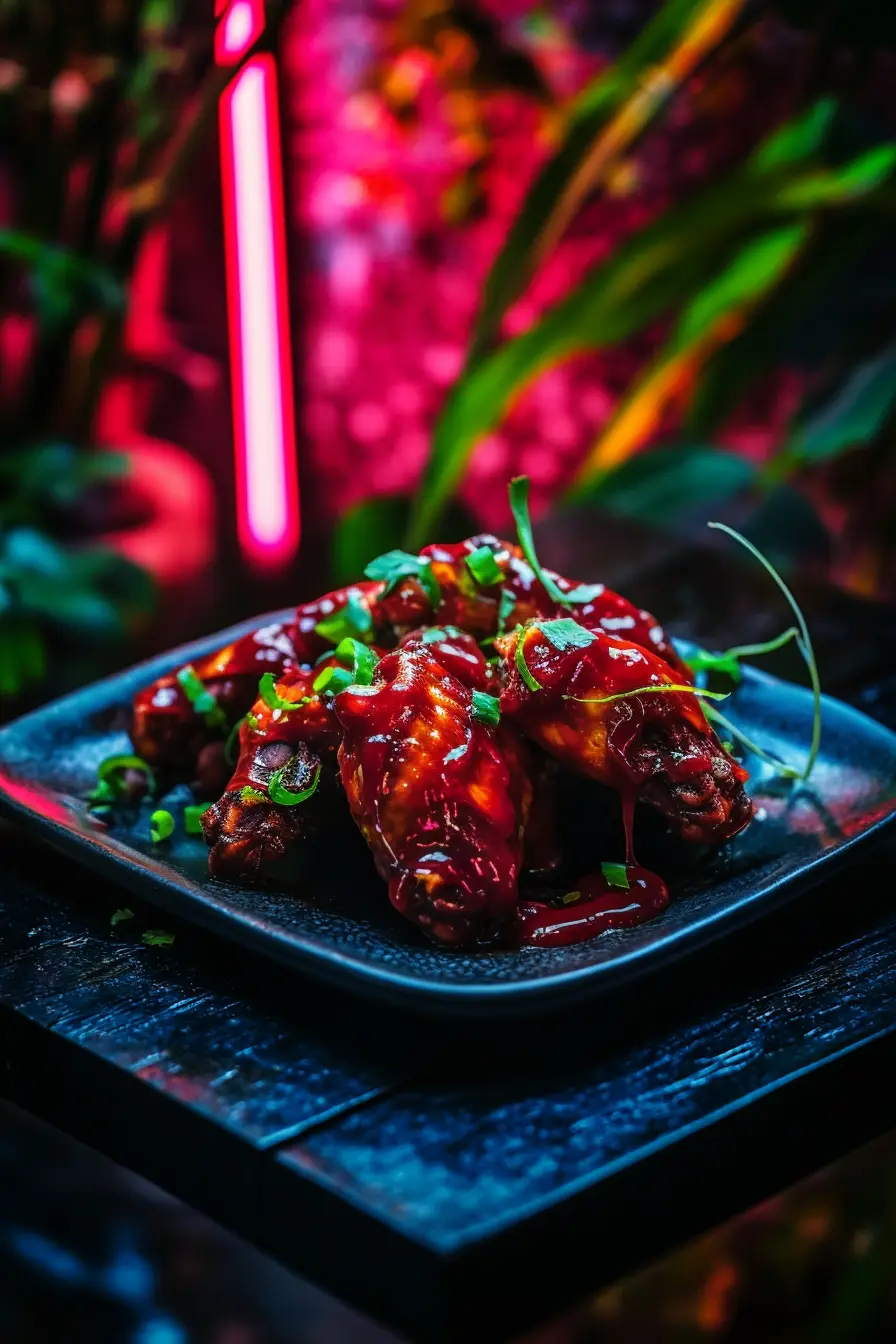 vivicidal_A_Plate_of_BBQ_Chicken_Wings_dripping_in_BBQ_sauce__cf065418-87d4-489c-bcb4-55803c71790c_2